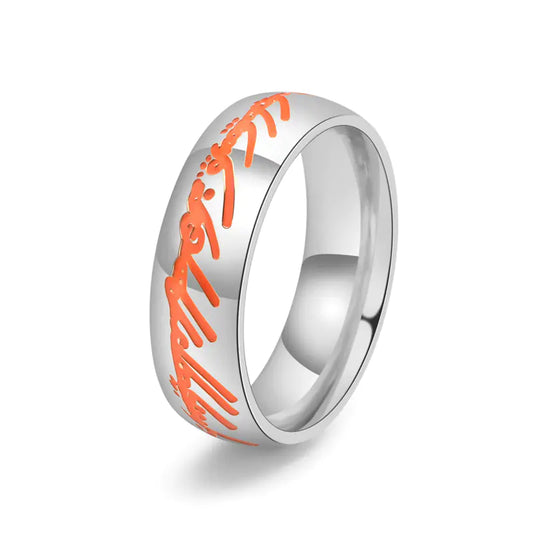 Men's Stainless Steel Vacuum Electroplated Ring